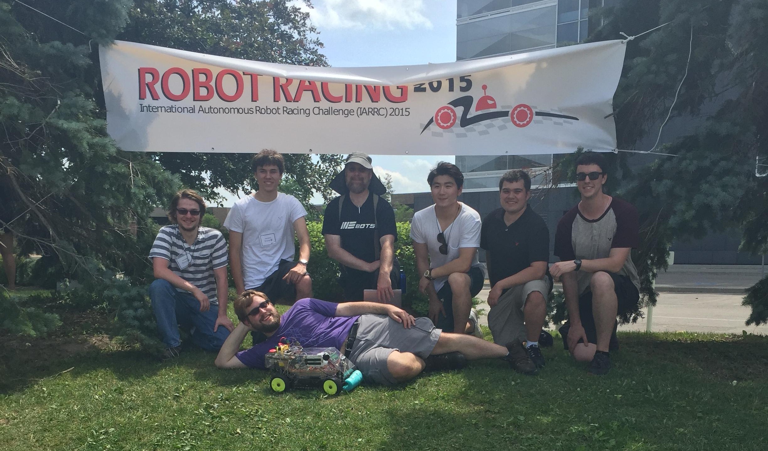 WE Bots team at the 2015 International Autonomous Robot Racing Challenge