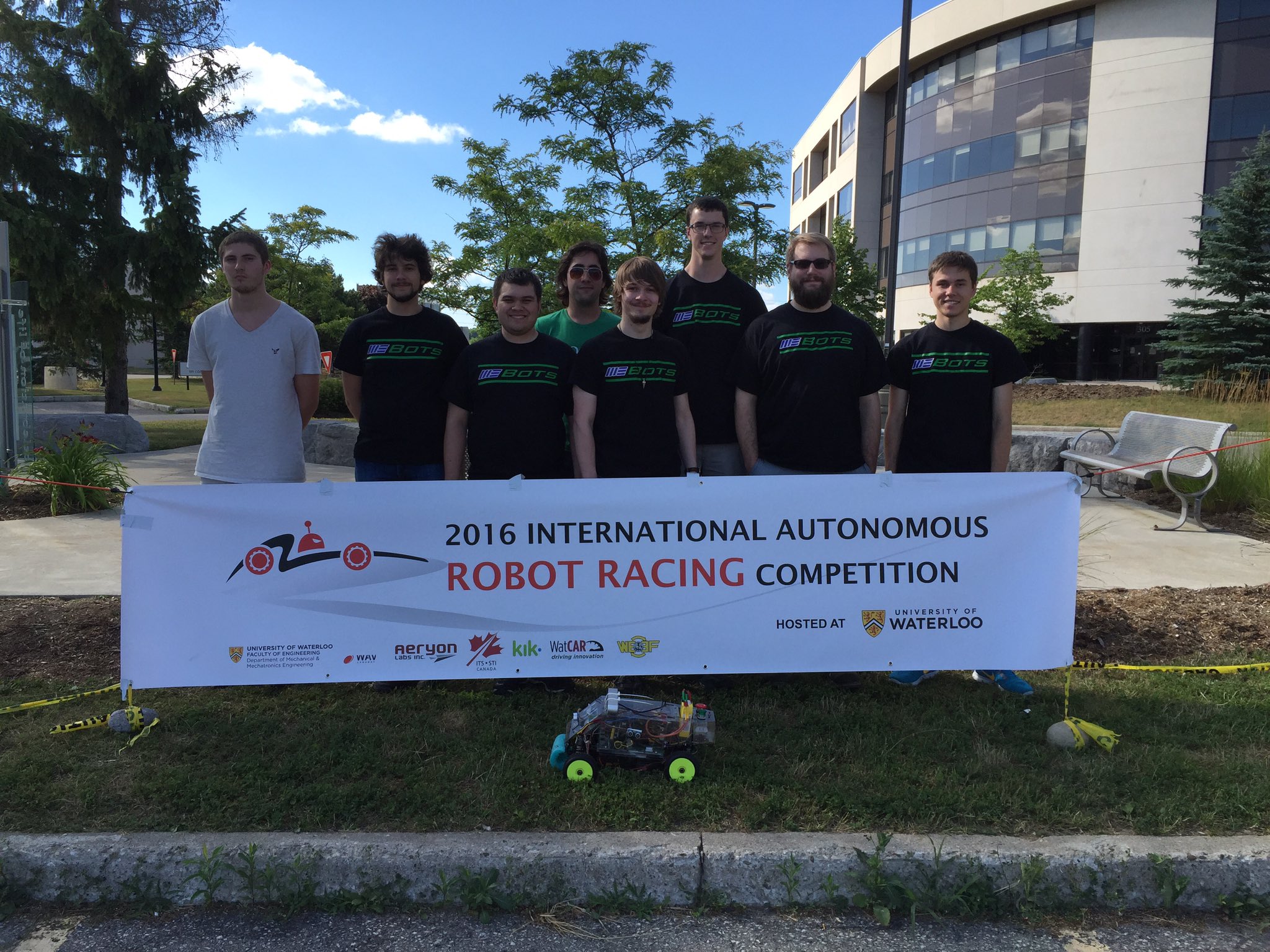 WE Bots team at the 2016 International Autonomous Robot Racing Competition