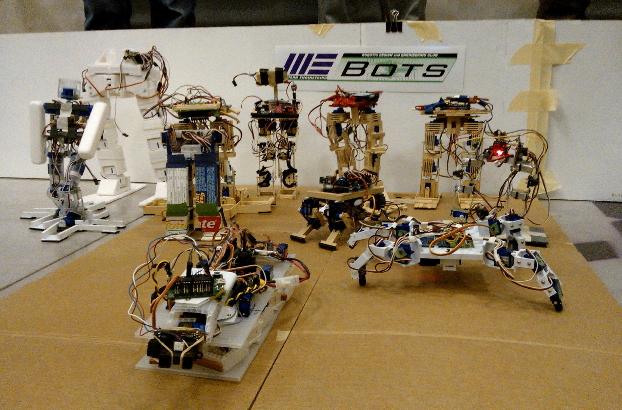 Collection of WE Bots walking robots from 2012