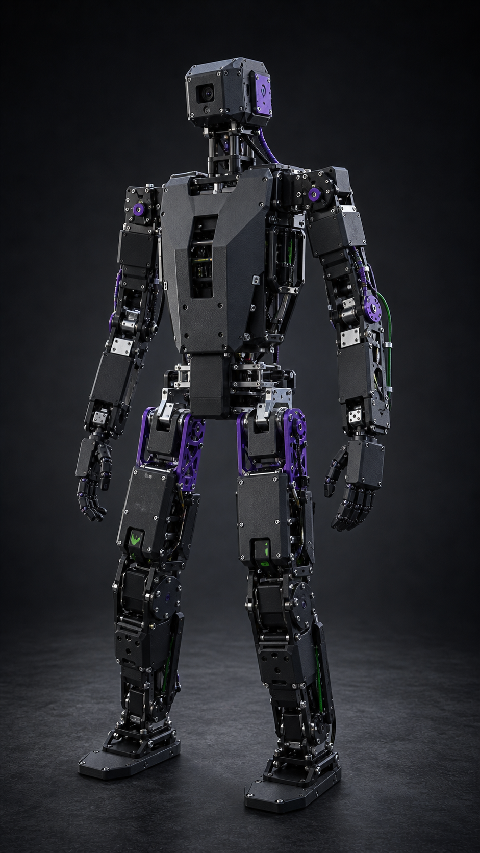 3D concept render mockup of the Project JOSH humanoid robot